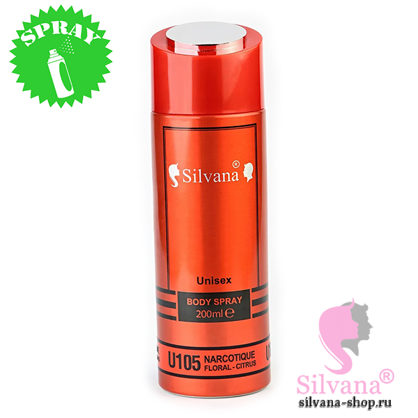 Silvana U105 Narcotique парфюмированный дезодорант