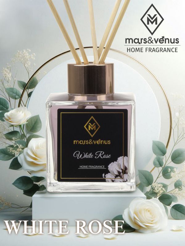 Mars&Venus White Rose аромадиффузор с палочками 120 мл